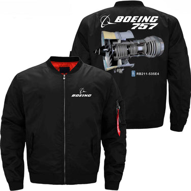 Boeing 757 Rolls-Royce RB211 Ma-1 Bomber Jacket Flight Jacket Aviator Jacket33 THE AV8R